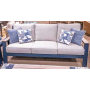 East Beach Sofa With Cushion Blue, 82.88"
