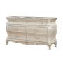 Chantelle - Dresser - Pearl White Finish - White, 66" Wide