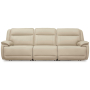 Double Deal - Almond - 3-Piece Power Reclining Sofa Sectional, 115"
