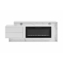 Kira - 87" Entertainment Unit With Bluetooth Speaker And LED - White