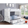 Cargo - Twin Over Twin Bunk Bed - Aqua Finish
