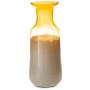 Wynburg - White / Amber - Vase - 16", 6.5"