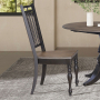 Magnolia Manor - Spindle Back Side Chair (RTA) - Black