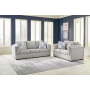 Evansley - Pewter - 2 Pc. - Sofa, Loveseat