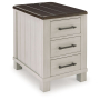 Darborn - Gray / Brown - Chair Side End Table, 17.5"