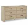 Calmoro Dresser Gray, 66" Wide
