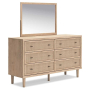 Cielden - Two-Tone - Dresser And Mirror, 62" Wide