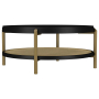 Arini - Round Coffee Table With Storage Shelf, 40.75"