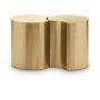 Dimple - 20" 2 Piece Modular End Table, 33.5"