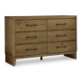 Sherbana - Light Brown - Dresser, 62" Wide