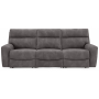 Next-Gen Durapella 3-Piece Power Reclining Sectional Slate
