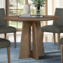 Hendrix Place - Pedestal Table - Natural - Light Brown, 54"