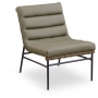 Burke - Faux Leather Accent Chair - Olive