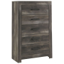 Wynnlow - Gray - Five Drawer Chest, 51.06" Tall