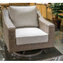 Laguna Heights Swivel Lounge With Cushion Beige