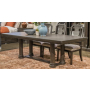 Wickenger Rectangular Dining Room Extension Table Top Dark Brown, 100"