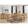 Havonplane - Brown - 10 Pc. - Counter Extension Table, 8 Upholstered Barstools, Server