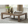 Cariton - Gray - Rectangular Cocktail Table, 56"