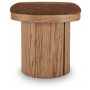 Lewisen Accent Ottoman Clay