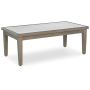 Rainier Ranch - Brown / Beige - Rectangular Cocktail Table, 48.88"