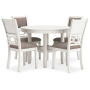 Erinberg - Antique White - Dining Room Table Set (Set of 5)