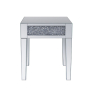 Noralie - End Table - Mirrored - Wood - 24", 20"