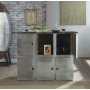 Brancaster - Bar Table With Marble Top - Aluminum, 71"