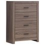Brantford - 4-Drawer Bedroom Chest - Barrel Oak, 44.75" Tall