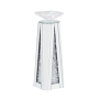 Nowles - Accent Candleholder (2 Piece) - Mirrored & Faux Stones - 13", 4"