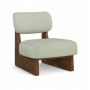 Vetra - Vegan Leather Upholstered Accent Chair - Mint