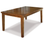 Ralene - Medium Brown - Rectangular Dining Room Butterfly Extension Table, 42"
