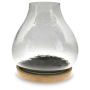 Adalisen - Clear / Brown - Candle Holder, 10.75"