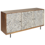 Kerrings - Brown / Black / White - Accent Cabinet
