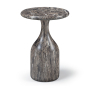 Savona - Concrete Indoor / Outdoor End Table - Brown - Dark Brown, 12.75"