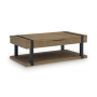 Jorannti Rectangular Lift Top Cocktail Table Medium Brown, 52"