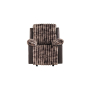 U6028 - Glider Recliner - Brown - Dark Brown