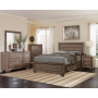 Kauffman - Wood Eastern King Storage Panel Bed - Washed Taupe