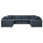 Cozymax - Ink - 6-Piece Sectional, 138"