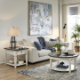 Allyson Park - 3 Piece Living Room Set (Round Cocktail Table)