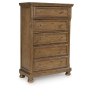Feddinger - Medium Brown - Five Drawer Chest, 58.5" Tall