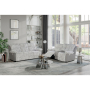 U6028 - Reclining Sofa / Console Reclining Loveseat - Grey - Gray