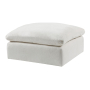 Naveen - Ottoman - Gray Linen