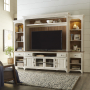 Farmhouse Reimagined - Entertainment Center With Piers