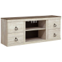 Willowton - Brown Light - TV Stand w/Fireplace Option - 60" x 14.8" x 24.33"