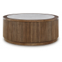 Hadonna Round Cocktail Table Brown, 42"