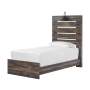 Drystan - Brown / Beige - Twin Panel Bed