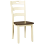 Woodanville - Cream / Brown - Dining Room Side Chair (Set of 2)