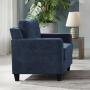 Horatio - Chair - Navy Chenille