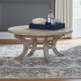 New Haven - Round Cocktail Table - Sanctuary - Beige, 40"