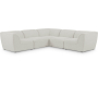 Miramar - 5 Piece Modular Corner Sectional - Cream, 109"